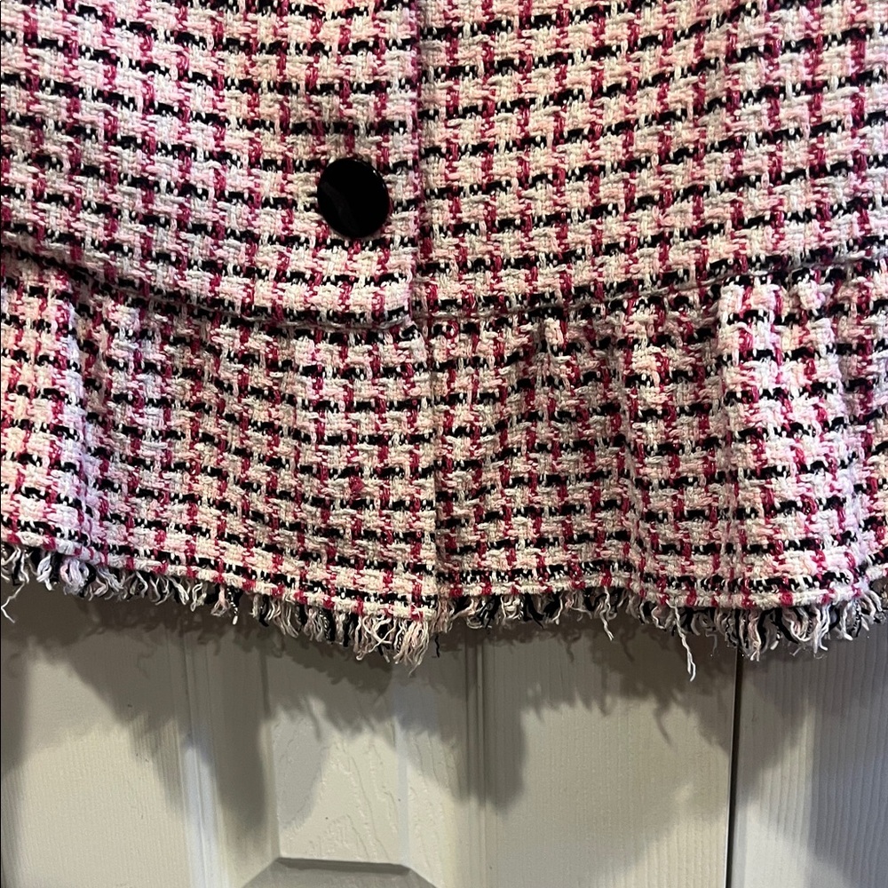 Kate Spade Pink and Black Tweed Blazer - Picture 5 of 10